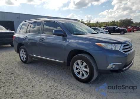 2012 Toyota Highlander Base from USA, damaged, VIN 5TDZK3EH5CS066627